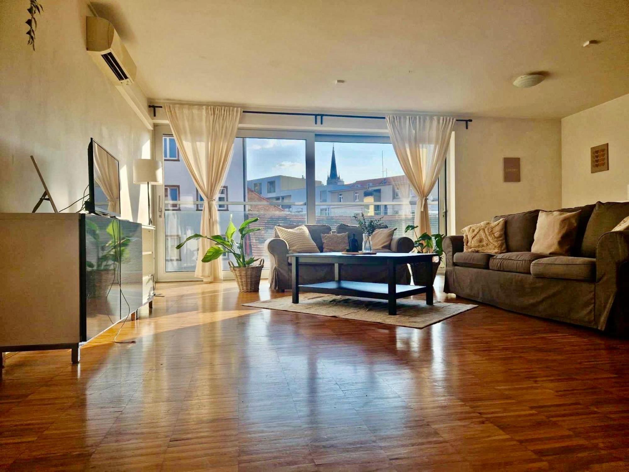 Spacious Near Center With Balcony And Garage Parking * 布拉格